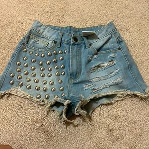 Unif Clothing Jean Shorts Size 26